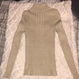 Gold Turtleneck